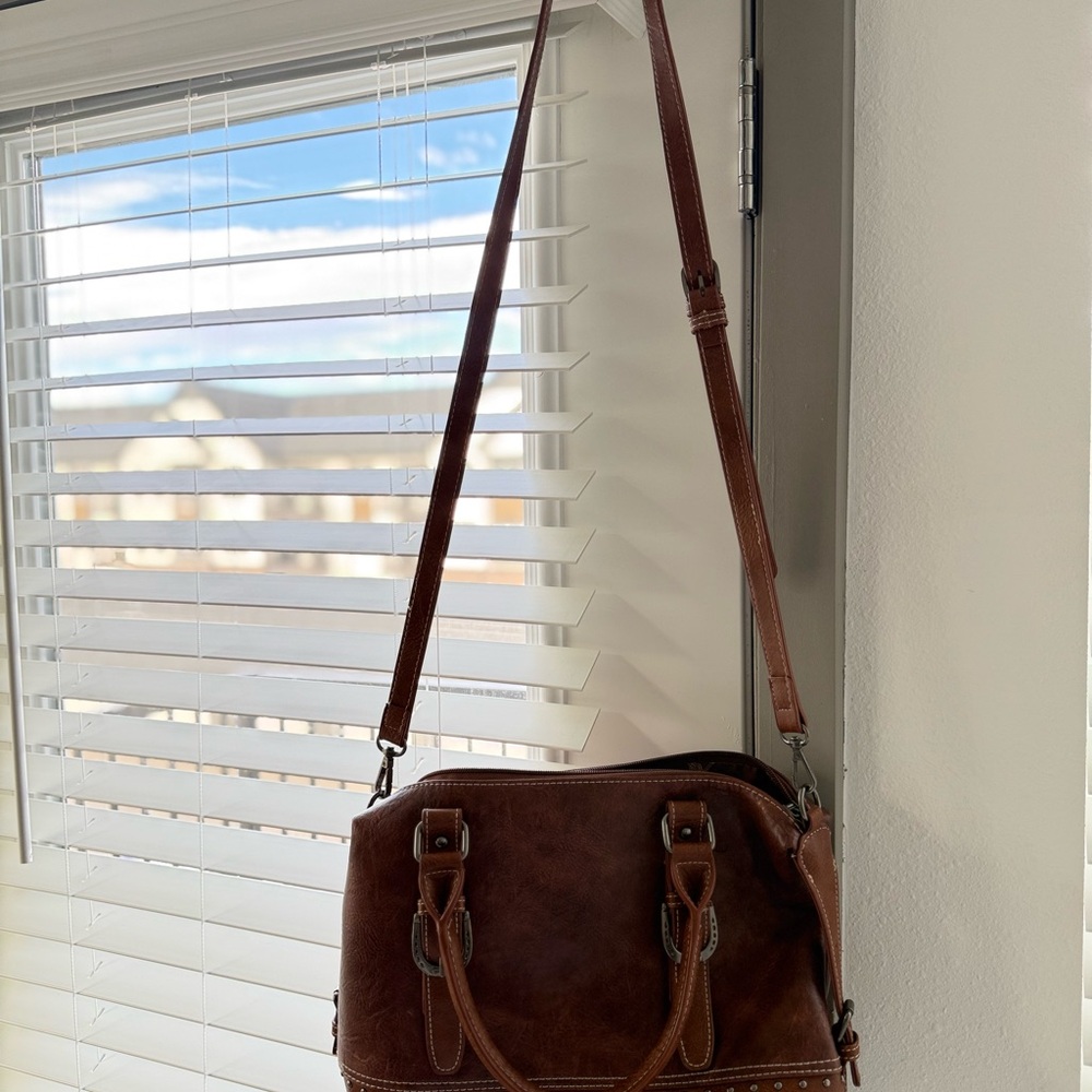 Wrangler Brown Leather Purse - Picture 4 of 8